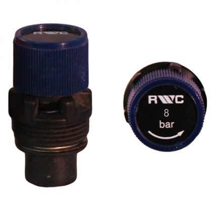 8 Bar Blue Rubber Seat Pressure Relief Expansion Cartridge 214009