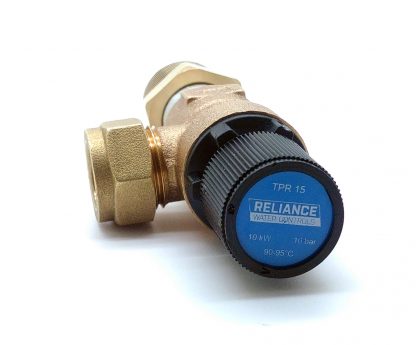 Reliance - 10 Bar TPR15 Pressure and Temperature Relief Valve 90-95°C