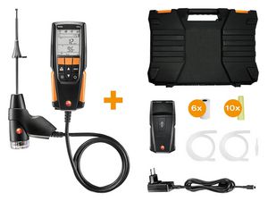 Testo 310 entry level flue gas analyser with pressure measurement printer kit