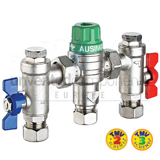 Reliance - Ausimix 22mm Compact 4 in 1 Thermostatic Mixing Valve HEAT110785
