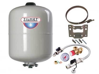 Zilmet - 8 Litre Potable Expansion Vessel & Sealed System Kit 11H0000803