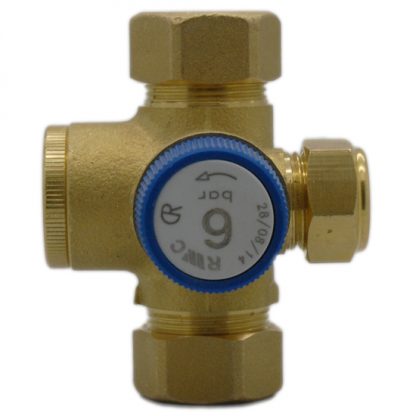 Reliance - 3/4" FBSP 6 Bar Core Unit Pressure Relief Manifold with Expansion Vessel Connection CORE216001