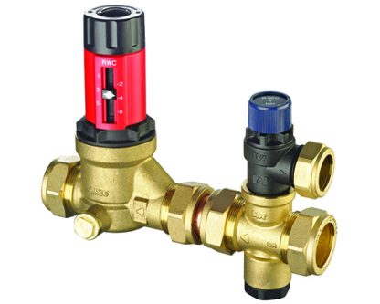 Reliance Water Controls - 28mm - 1.5-6 bar/8 bar - 2 Piece Multibloc System Inlet Control Valve with Adjustable Pressure Cartridge