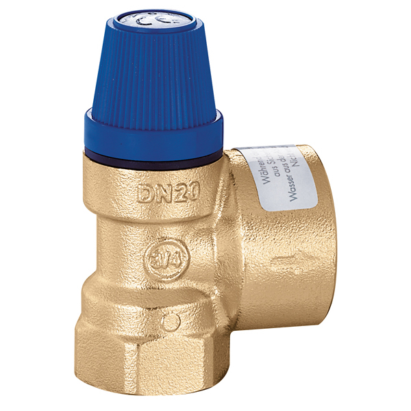 Caleffi 531410 10 Bar Safety relief valve. Female connections 1/2" - 3/4"