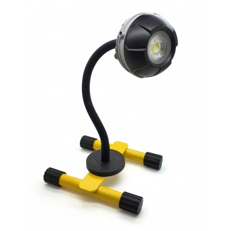 Gloforce Eye-light Plus 10w rechargeable floodlight with 270mm magnetic gooseneck. Stand included