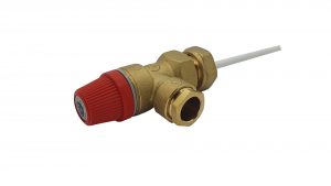 Kingspan - Tribune Xe Temperature & Pressure Relief Valve With Swivel Nut Connection product image.